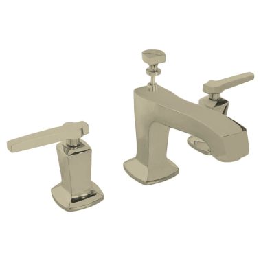 Click here to see Kohler 16232-4-AF Kohler Margaux Two-Handle French Gold Widespread Bathroom Faucet with Pop-Up Drain, Lever Handle, 1.2 GPM, Three-Hole, Brass - K-16232-4-AF