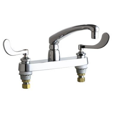 Click here to see Chicago Faucet EQ-D11B-22ABCP Chicago Faucets EQ-D11B-22ABCP EQ Chrome EQ Curved Series Lavatory Sink Faucet with Hands-free Infrared Detection