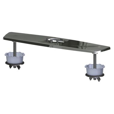 Click here to see Chicago Faucet EQ-A13-KJKCP Chicago Faucets EQ-A13-KJKCP EQ Chrome Cover Plate For EQ Series Curved or High Arc Deck-mounted, 3-hole, 8 inch (204 mm) Center Installations