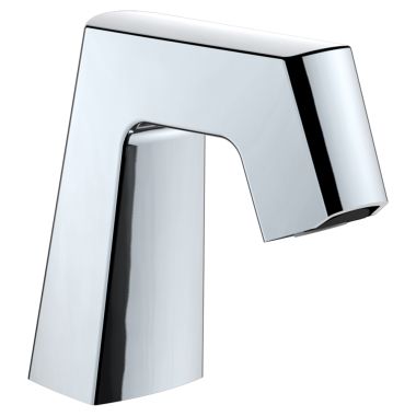 Click here to see Chicago Faucet EQ-B11A-KJKABCP Chicago Faucets EQ-B11A-KJKABCP EQ Angular Electronic Integral Spout Assembly, 0.5 GPM, Chrome