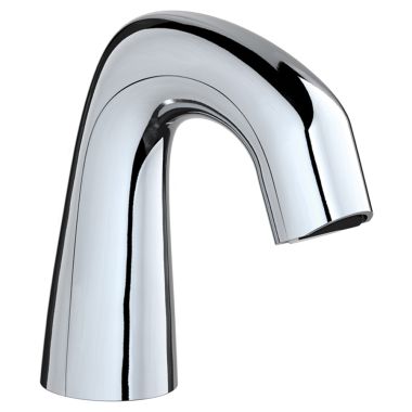 Click here to see Chicago Faucet EQ-D11A-KJKABCP Chicago Faucets EQ-D11A-KJKABCP EQ Chrome 243.145.AB.1 0.5 GPM (1.9 L/min) Non-Aerating Spray Cache Outlet EQ Curved Electronic Integral Spout Assembly