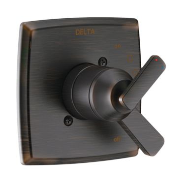 Click here to see Delta T17064-RB Delta Ashlyn Monitor 17 Series Two-Handle Valve Trim, Lever Handles, Venetian Bronze - T17064-RB