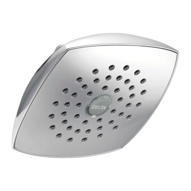 Click here to see Delta RP64859 Delta Universal Showering Single-Setting Raincan Shower Head with Touch-Clean Nozzles, WaterSense-Certified, 1.75 GPM, Chrome - RP64859