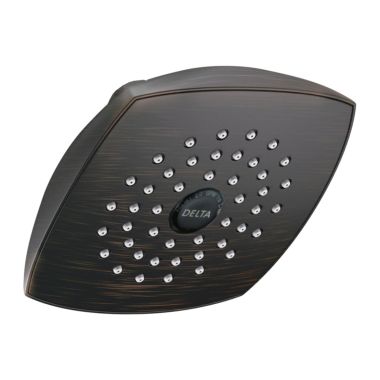Click here to see Delta RP64859RB Delta Universal Showering Single-Setting Raincan Shower Head with Touch-Clean Nozzles, WaterSense-Certified, 1.75 GPM, Venetian Bronze - RP64859RB