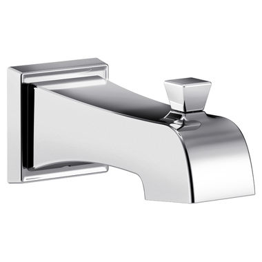 Click here to see Delta RP77091 Delta Ashlyn Tub Spout w/ Pull-Up Diverter, Chrome - RP77091