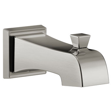Click here to see Delta RP77091SS Delta Ashlyn Tub Spout w/ Pull-Up Diverter, Stainless - RP77091SS