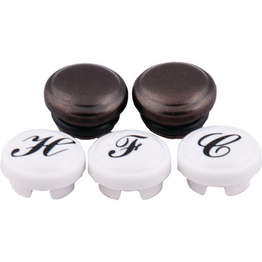 Click here to see Moen 114324W Moen Kingsley Handle Cap Kit, White - 114324W