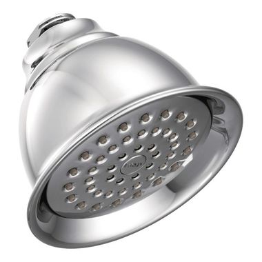 Click here to see Moen 6322EP Moen Moenflo XL 3.75in Single-Spray Function Shower Head, Eco-Performance, WaterSense Certified, Full Spray, 1.75 GPM, Chrome - 6322EP
