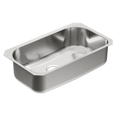 Click here to see Moen G18163 Moen G18163 Stainless Single Bowl Undermount Sink
