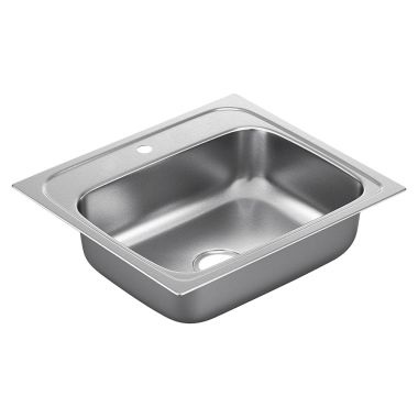 Click here to see Moen G201961 Moen G201961 Stainless Single Bowl Drop in Sink
