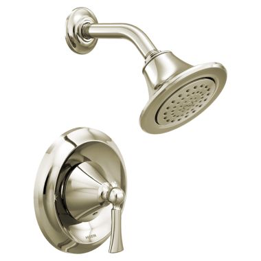 Click here to see Moen T4502EPNL Moen T4502EPNL Wynford Polished Nickel Posi-Temp Shower Trim