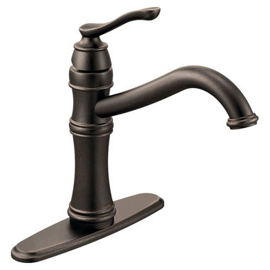 Click here to see Moen 7240ORB Moen Belfield Single Handle High Arc Kitchen Faucet, Oil Rubbed Bronze - 7240ORB
