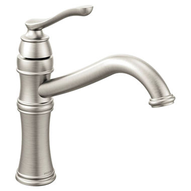 Click here to see Moen 7240SRS Moen Belfield Single Handle High Arc Kitchen Faucet, Spot Resist Stainless - 7240SRS