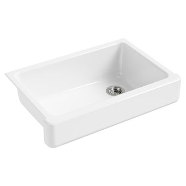 Click here to see Kohler 5826-0 Kohler K-5826-0 White Whitehaven Apron Front Sink, 32-1/2