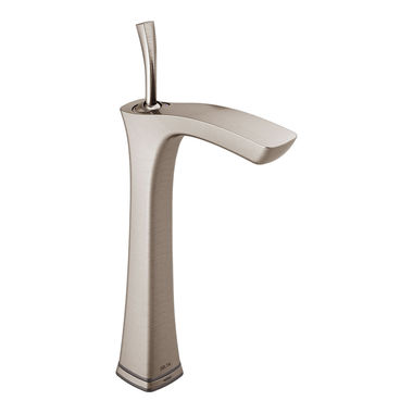 Click here to see Delta 752TLF-SS Delta 752TLF-SS Tesla Single Handle Vessel Bathroom Faucet w/ Touch2O.Xt, Stainless
