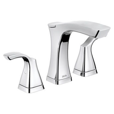 Click here to see Delta 3552-MPU-DST Delta Tesla Deck-Mount Chrome Lavatory Faucet for 4