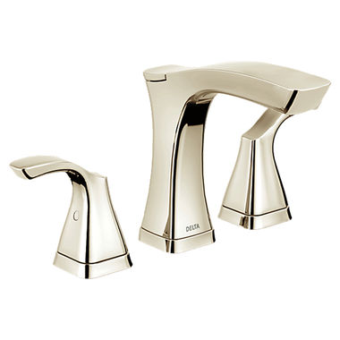 Click here to see Delta 3552-PNMPU-DST Delta Tesla Deck-Mount Polished Nickel Lavatory Faucet for 4