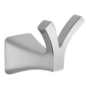 Click here to see Delta 75235 Delta Tesla Double Robe Hook, Chrome - 75235