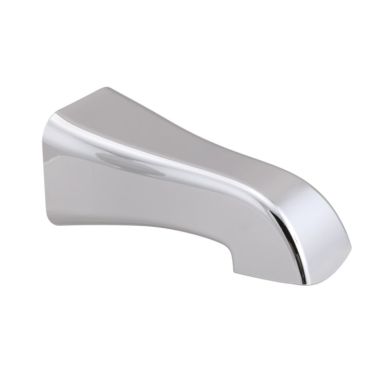 Click here to see Delta RP78736 Delta Tesla Chrome Non-Diverter Tub Spout, 5-1/2in Spout Reach, 8.6 GPM, Wall-Mount Single Hole Installation - RP78736