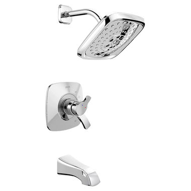Click here to see Delta T17T452 Delta T17T452 Tesla TempAssure 17T Series H2Okinetic Tub and Shower Trim, Chrome