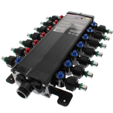 Click here to see Viega 49142 Viega 49142 Manabloc 14-Port Distribution Manifold, 3/8