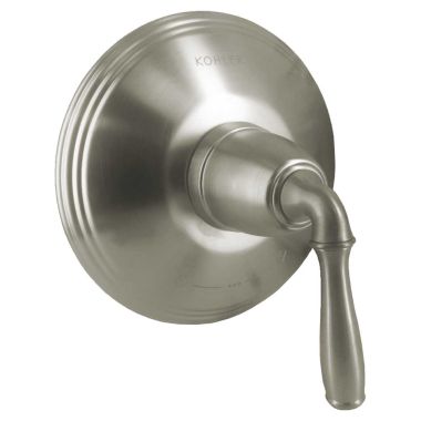 Click here to see Kohler T10357-4-BN Kohler Devonshire MasterShower Thermostatic Valve Trim, Lever Handle, Brushed Nickel - K-T10357-4-BN