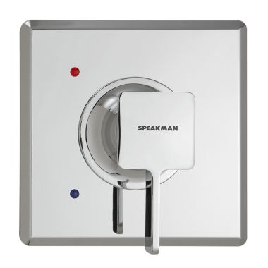 Click here to see Speakman CPT-1300-UNI Speakman Kubos Universal Valve Trim, Lever Handle, Polished Chrome - CPT-1300-UNI