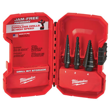 Click here to see Milwaukee 48-89-9221 Milwaukee 48-89-9221 Step Drill Bit Set - 3PC