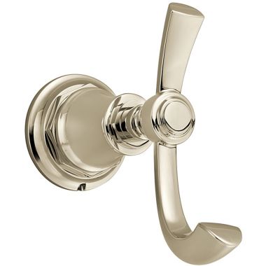 Click here to see Brizo 693561-PN Brizo Rook Double Robe Hook, Brilliance Polished Nickel - 693561-PN