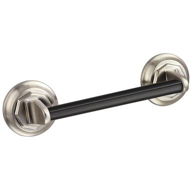 Click here to see Brizo 699161-NKBL Brizo Rook Drawer Pull, Metal Construction, Brilliance Luxe Nickel/Matte Black -699161-NKBL
