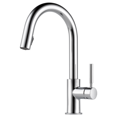 Click here to see Brizo 63020LF-PC-ECO Brizo Solna Single Handle Pull-Down Kitchen Faucet, 1.2 gpm, Chrome - 63020LF-PC-ECO