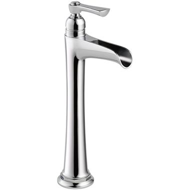 Click here to see Brizo 65461LF-PC Brizo Rook Single-Handle Polished Chrome Vessel Lavatory Faucet with Channel Spout, 1.5 GPM, Single-Hole, Less Drain - 65461LF-PC