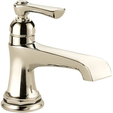 Click here to see Brizo 65960LF-PN Brizo Rook Single-Handle Deck-Mount Polished Nickel Bathroom Faucet with SmartTouchPlus, Single-Hole, 1.5 GPM, Less Drain - 65960LF-PN