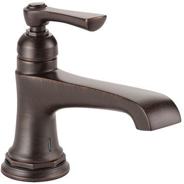 Click here to see Brizo 65960LF-RB Brizo Rook Single-Handle Deck-Mount Venetian Bronze Bathroom Faucet with SmartTouchPlus, Single-Hole, 1.5 GPM, Less Drain - 65960LF-RB