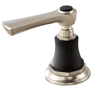 Click here to see Brizo HL5360-NKBL Brizo Rook Luxe Nickel/Matte Black Lavatory Lever Handle Kit - HL5360-NKBL