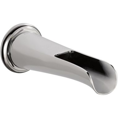 Click here to see Brizo RP78583PC Brizo Rook Chrome Wall Mounted Non-Diverter Channel Tub Spout, Solid Brass, 1/2-inch Connection Size - RP78583PC
