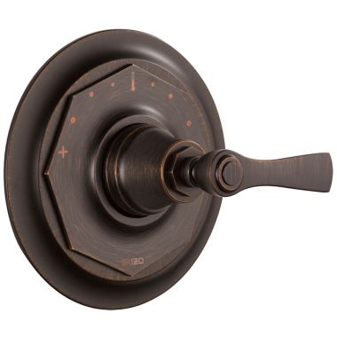 Click here to see Brizo T66T060-RB Brizo T66T060-RB Venetian Bronze Rook Thermostatic Valve Only Trim