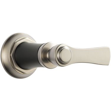 Click here to see Brizo T66660-NKBL Brizo Rook Sensori Single-Handle Volume Control Trim, Lever Handle, Luxe Nickel/Matte Black - T66660-NKBL