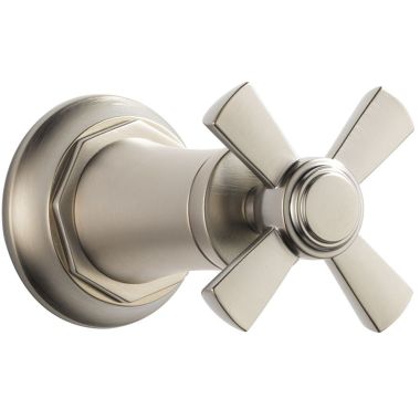 Click here to see Brizo T66661-NK Brizo Rook Sensori Single-Handle Volume Control Trim, Cross Handle, Brilliance Luxe Nickel - T66661-NK