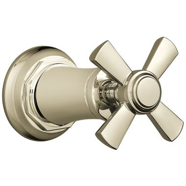 Click here to see Brizo T66661-PN Brizo Rook Sensori Single-Handle Volume Control Trim, Cross Handle, Brilliance Polished Nickel - T66661-PN