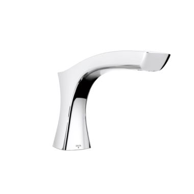 Click here to see Delta RP78517 Delta Tesla 1.75 GPM Chrome Roman Tub Spout, Non-Diverter, Deck-Mount, Single-Hole Installation, Rigid Slip-on Spout , 8-11/16in Spout Reach - RP78517 