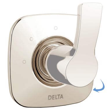 Click here to see Delta RP78705PN Delta RP78705PN Tesla Escutcheon for 3-Setting Diverter, Polished Nickel