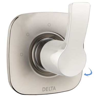 Click here to see Delta RP78705SS Delta RP78705SS Tesla Escutcheon for 3-Setting Diverter, Stainless Steel