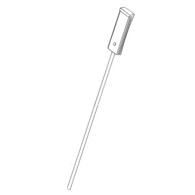 Click here to see Delta RP78710PN Delta RP78710PN Tesla Lift Rod and Finial Assembly, Polished Nickel