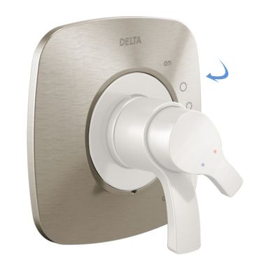 Click here to see Delta RP78722SS Delta RP78722SS Tesla Shower Valve Escutcheon, 17T Series, Stainless Steel