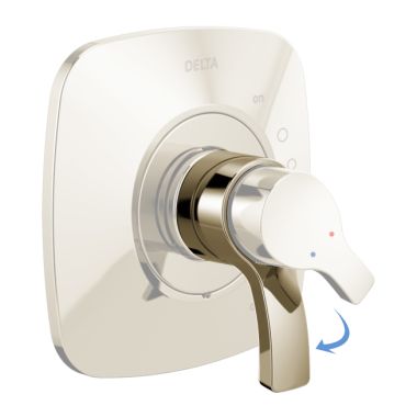 Click here to see Delta RP78737PN Delta RP78737PN Tesla Volume Control Handle, 17 Series, Polished Nickel