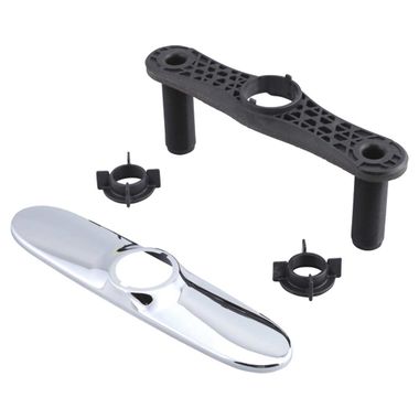 Click here to see Delta RP70714 Delta RP70714 Escutcheon with Baseplate and Nuts, Chrome