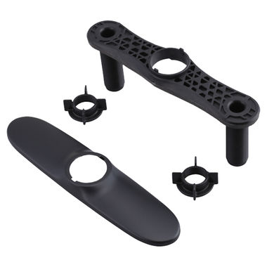 Click here to see Delta RP70714BL Delta RP70714BL Escutcheon with Baseplate and Nuts, Matte Black