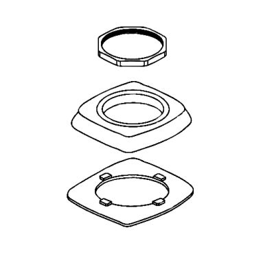 Click here to see Delta RP71115SS Delta RP71115SS Traditional Handle Flange Kit, Stainless