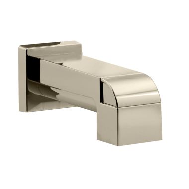 Click here to see Delta RP75435PN Delta Ara Tub Spout w/ Pull-Up Diverter, Polished Nickel - RP75435PN